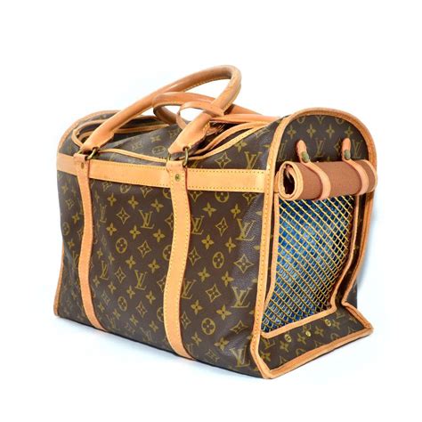 faux louis vuitton dog carriers.